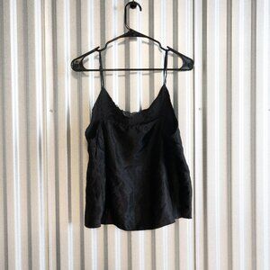 Victoria's Secret vintage black cami lingerie top (L)